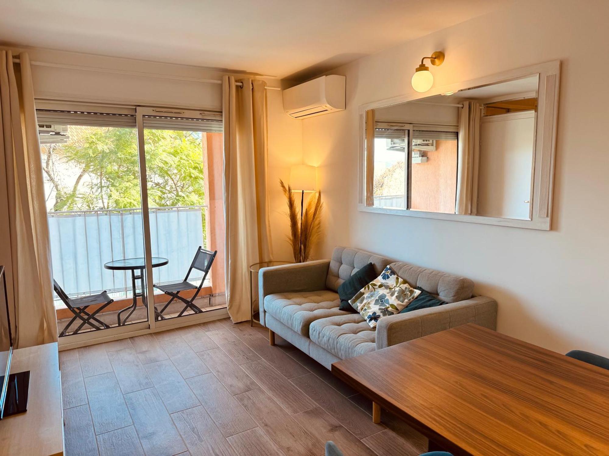 Claelle Appartment - 200M Beach Mandelieu Eksteriør billede